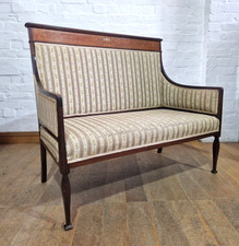 Antique inlaid mahogany for sale  BLYTH