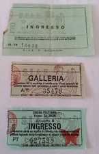 Rarità lotto biglietti usato Rarità lotto biglietti usato  Sangiano