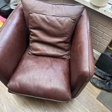 Brown leather used for sale  BELPER