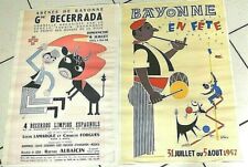 Affiches bayonne fête d'occasion  Pont-Évêque