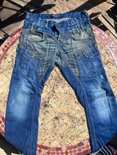 Blue denim patchwork for sale  EASTBOURNE