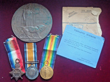 Ww1 1914 trio for sale Ww1 1914 trio for sale  HALESOWEN