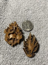 Walnut carved brooch for sale  Chippewa Falls