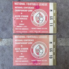 January 1971 nfc for sale  USA