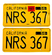 1956 california license for sale  Simi Valley
