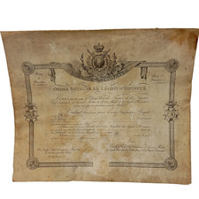 Diplôme ancien ordre d'occasion  Saint-Jean-en-Royans