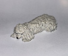 Usado, Mini estatueta vintage pintada de metal branco poodle  comprar usado  Enviando para Brazil