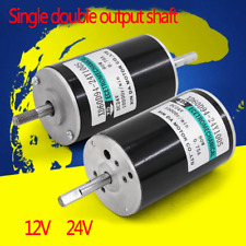 1 peça DC 12V 24V eixo de saída dupla 80W 5000/10000RPM motor de alta velocidade 6D94 comprar usado  Enviando para Brazil