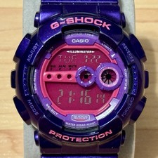 Relógio digital masculino Casio G-Shock GD-100SC-6 Crazy Colors Series roxo GD100 100, usado comprar usado  Enviando para Brazil
