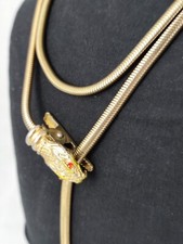 Gold plated snake for sale  HELENSBURGH