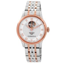 Usado, Relógio masculino Tissot Le Locle automático coração aberto mostrador prateado T006.407.22.033.02 comprar usado  Enviando para Brazil