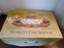 Worlds Fair Skaters Skating Rink 2004 Mr. Christmas Gold Label Coleção na Caixa comprar usado  Enviando para Brazil