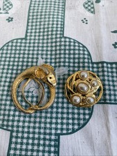 Anciennes pince foulard d'occasion  Aix-les-Bains