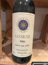 Sassicaia 1986 flaschen gebraucht kaufen  Hamburg