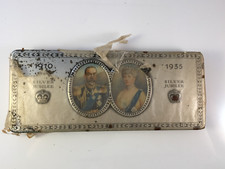Raro 1935 George V Silver Jubilee Cadburys chocolate em lata, em embalagem de papel comprar usado  Enviando para Brazil