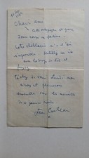 Lettre autographe jean d'occasion  Paris XIII