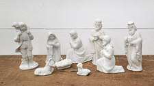 White ceramic nativity for sale  Vinton