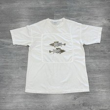 Camiseta bordada vintage JOHNNY WAS tamanho único algodão branco tamanho grande comprar usado  Enviando para Brazil