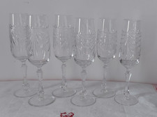 Flûtes champagne cristallerie d'occasion  Bordeaux-
