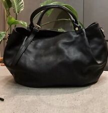 Black genuine leather for sale  LONDON