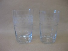 Vintage glass tumblers for sale  LLANELLI