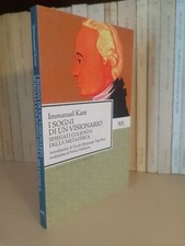 Immanuel kant sogni usato  Verrua Po