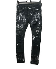 Ripped jeans noir d'occasion  Ménéac