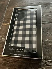 Capa telefone iPhone 11 xadrez preta e branca Casely comprar usado  Enviando para Brazil