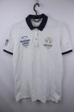 Usado, Camisa polo LA MARTINA branca bordada logotipo fenda manga curta gola aberta comprar usado  Enviando para Brazil