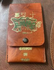 Vintage leather case for sale  BIRMINGHAM