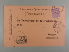 Württemberg dienstpostkarte s gebraucht kaufen  Lauenhagen