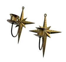 Pair brass star for sale  Salem
