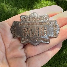 Antique chauffeurs badge for sale  Vancouver