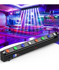 8X12W LED RGBW 8 olhos feixe cabeça móvel barra de palco luz DJ discoteca lavagem iluminação comprar usado  Enviando para Brazil