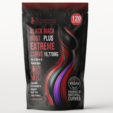 Raiz de maca preta 120 cápsulas melhor para curva extrema bunda e quadris brasileiros VEGANO comprar usado  Enviando para Brazil