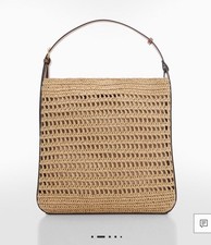 SACO/BOLSA DE PALHA SACO DE FIBRA NATURAL MANGA NOVA SEM ETIQUETAS, usado comprar usado  Enviando para Brazil