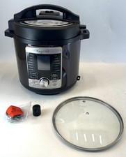 Panela de pressão digital elétrica MegaChef 6 quartos com panela de aço inoxidável, usado comprar usado  Enviando para Brazil