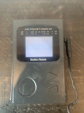 Vintage Radio Shack 16-170 Pocketvision 33 Preto Mini LCD Colorido TV-UHF-VHF Funciona comprar usado  Enviando para Brazil