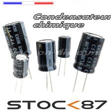 25pcs condensateur chimique d'occasion  Châlus