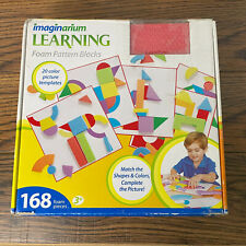 Blocos padrão de espuma de aprendizagem IMAGINARIUM 168 peças + 20 modelos educacionais comprar usado  Enviando para Brazil