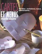 Cartes menus idées d'occasion  Joinville