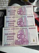 Zimbabwe 500 hundred for sale  Chicago