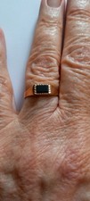 9ct gold onyx for sale  SIDMOUTH