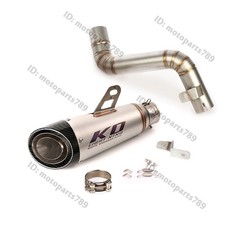 Sistema de exaustão tubo de ligação média 51mm silenciador modificado para Duke 200 390 2012-2016 comprar usado  Enviando para Brazil