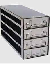 Usado, Freezer vertical rack com gavetas para caixas padrão de 2' apenas rack (3 caixas... comprar usado  Enviando para Brazil