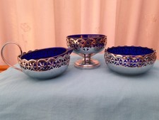 Cobalt blue silver for sale  BRADFORD