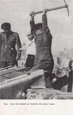 1934 mussolini cartolina usato  Camaiore