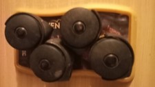 Lenkrollen loch beistelltisch gebraucht kaufen  Helmbrechts