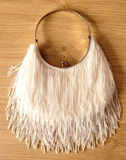 Superbe sac franges d'occasion  Nogent