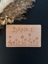 Grußkarte holz karte gebraucht kaufen  Dinkelsbühl